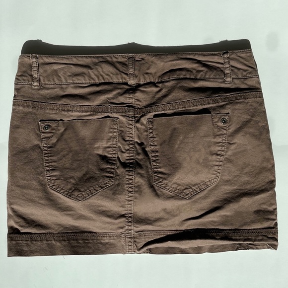 Y2K Brown Mini Skirt/Skort - Picture 4 of 4